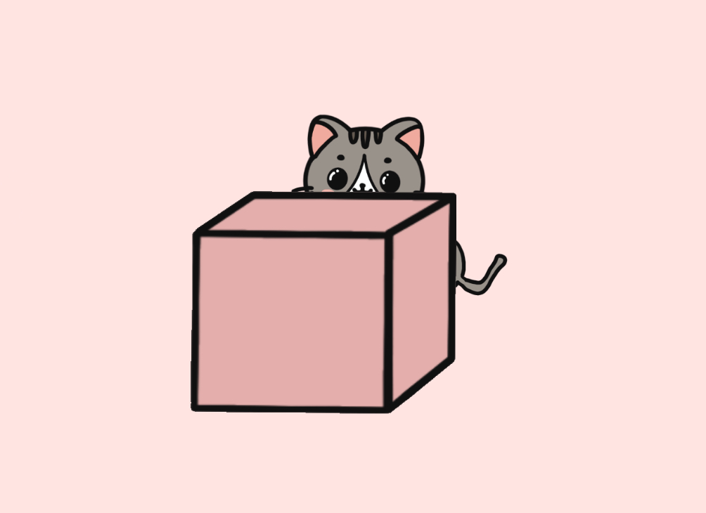 Cat behind