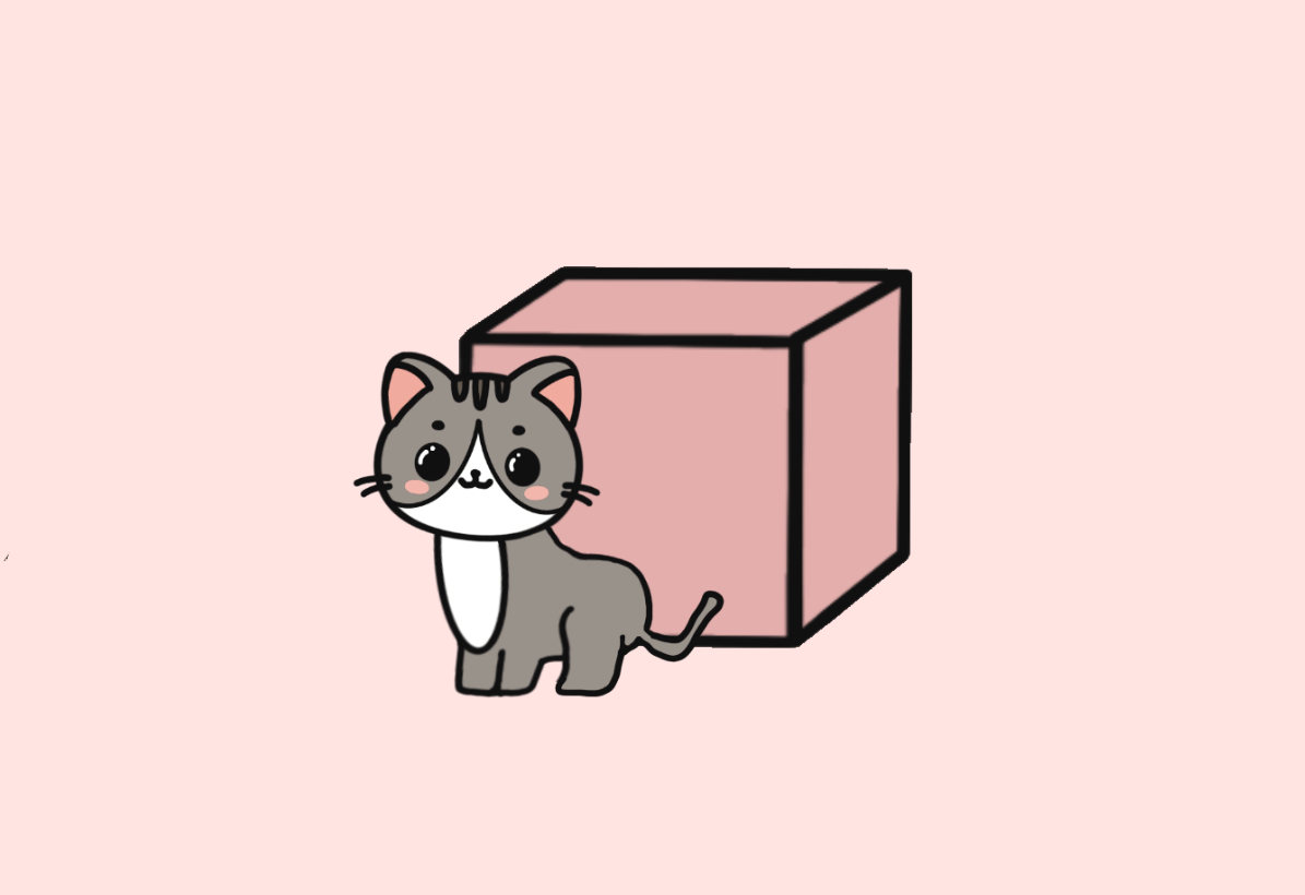 Cat in front